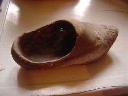French wooden clog