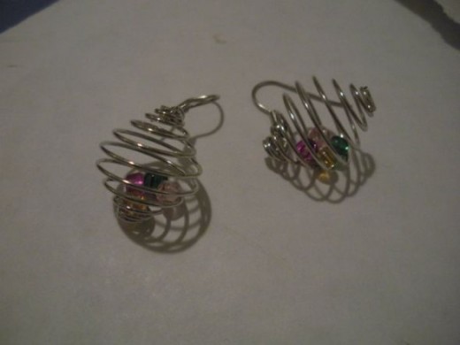 These are earrings I made