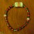 NEWEST (nov)  holiday bracelet with a piece of 'hard candy' as the decoration. making another but my designs are 1 of a kind so  it will be different