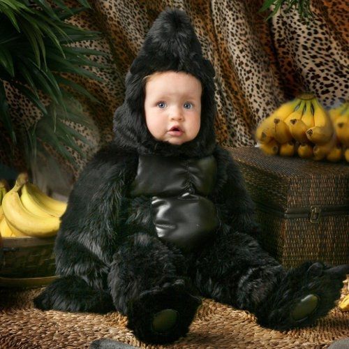 Toddler Bigfoot Costume - When Bigfoot costumes are scarce, a gorilla or monkey costume can work, especially on the little ones!