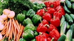 Fresh vegetables in the grocery store - Original photo by Malakwal City - Creative Commons Attribution Share-Alike by