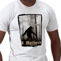I Believe Bigfoot Lives tshirt