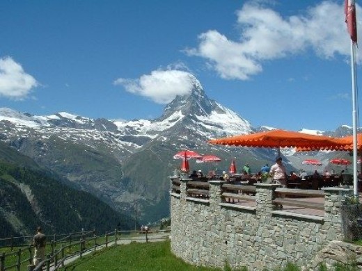 Sunnegga above Zermatt