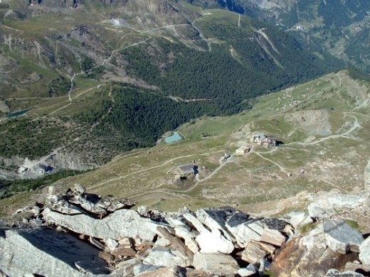 Zermatt view while walking
