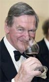 Hugh Johnson wine tasting