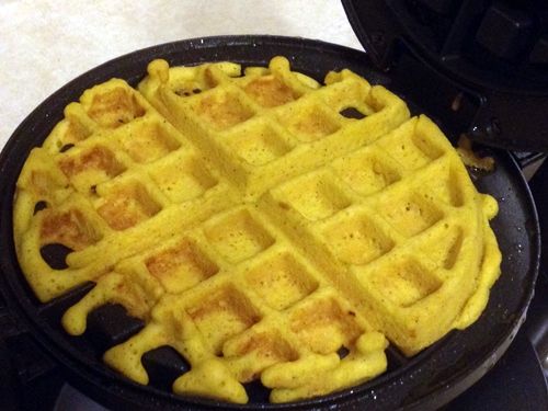 Cook the cornbread batter for allotted time, depending upon your specific waffle maker.