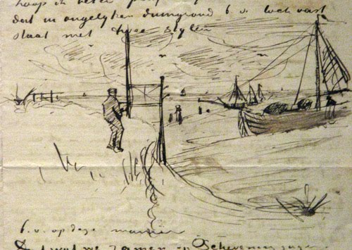 Sketch from van Gogh's notes