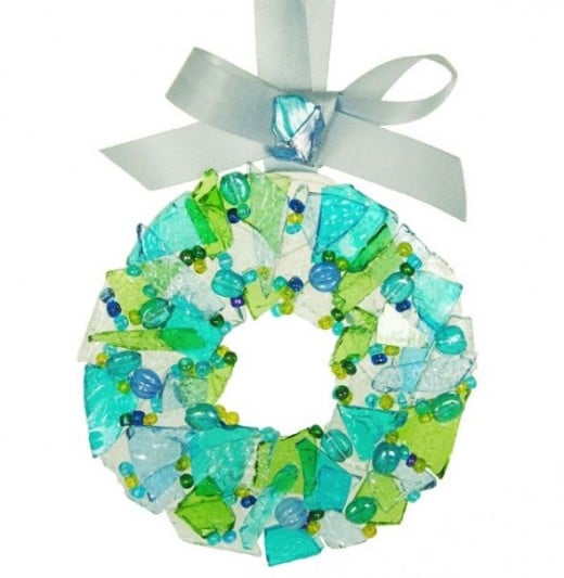 Stained Glass Cobbles Wreath