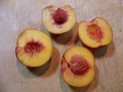 Grilled Peaches and Gelato Gouda