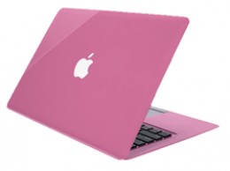 Pink Apple Laptop