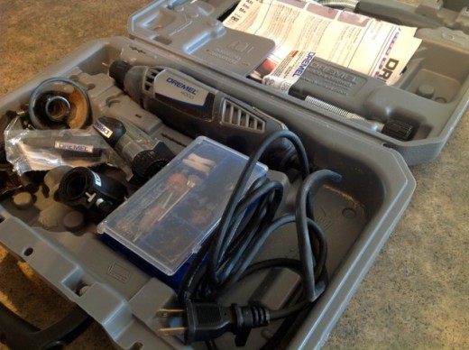 My Dremel came with many attachments and accessories!  The pictures and instructions included are very useful in matching the right tool to the job.