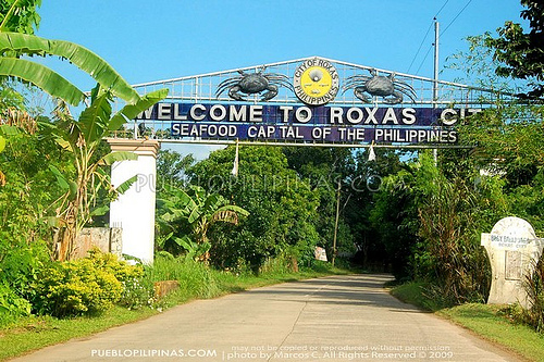 Roxas City, Capiz Province.  Named after President Manuel Roxas, Mar Roxas' grandfather.
