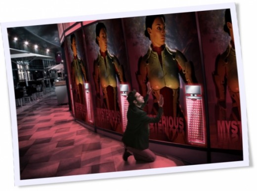 Mass Effect Romance - Huge street posters of Ashley