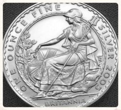 2005 Silver Britannia Coin Bullion