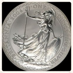 2004 Silver Britannia Bullion Coin