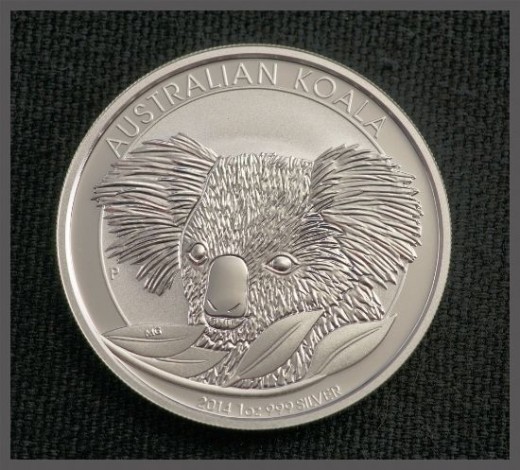 2014 Australia Silver Koala 1 ounce Silver Coin