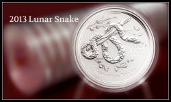 2013 Australia Year of the Snake coins by Perth Mint