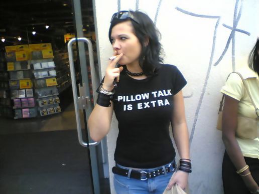 Smoking Girl in Camden