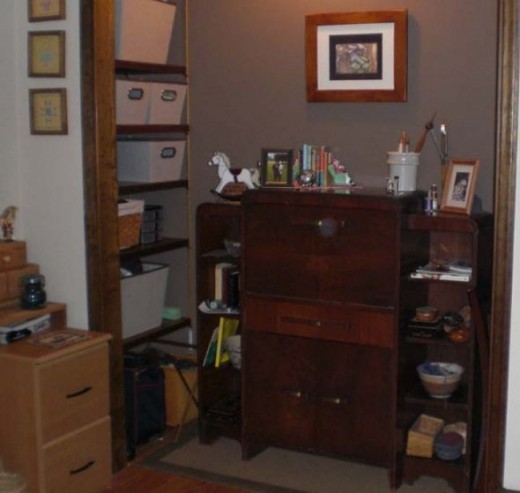 Office in the closet