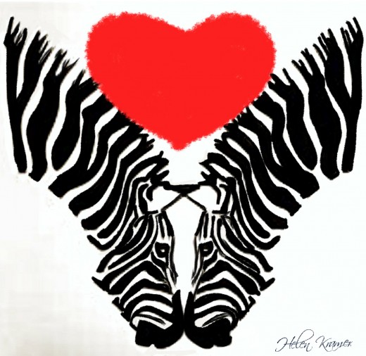 Zebra Kisses