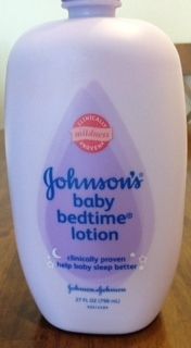 Home Photo:  Our Johsons Baby Bedtime Lotion