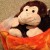 I found that putting the largest stuffed animals in first works best.  This monkey has been in the bag for quite some time and does not look squished or distorted at all from being stored.