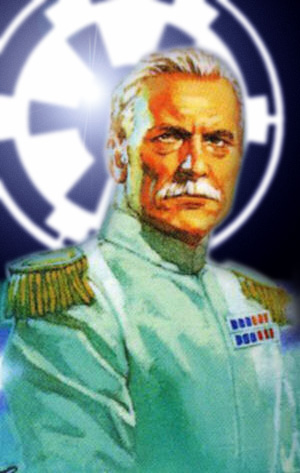 Wearing the white uniform of a Grand Admiral