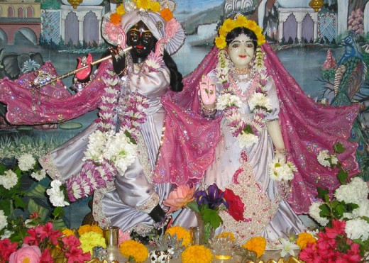 Eternal Friends Krsna and Radha