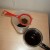 running the coffee through a sieve running the coffee through a sieve