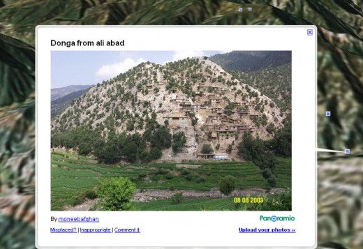 Donga in the valley