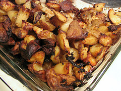 roasted potato with onion & garlic