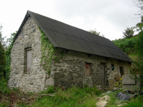 Simple stone poor house in Dinas Pembrokeshire