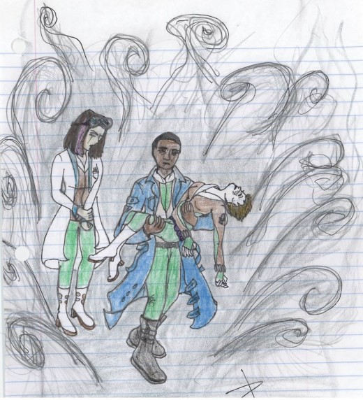 Concept art for the death of Eileen