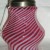 Fenton Cranberry Opalescent Spiral Optic Sugar Shaker Fenton Cranberry Opalescent Spiral Optic Sugar Shaker