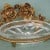 Vintage Brass and Glass Roses Soap Dish Vintage Brass and Glass Roses Soap Dish