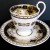 Ridgway Gadrooned Porcelain Cup & Saucer C1825 Ridgway Gadrooned Porcelain Cup & Saucer C1825