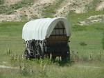 Covered wagon.