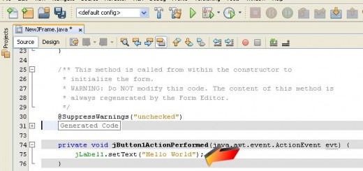 Figure 07 - Add code to the Event Handler