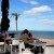 Weekday lunch on the deck. It's winter, but the sun is out and the locals make the most of it Weekday lunch on the deck. It's winter, but the sun is out and the locals make the most of it