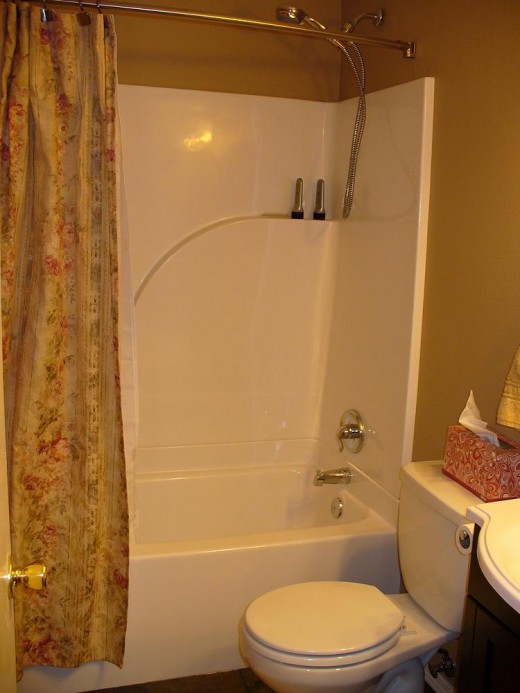 Before however the tub is cracked on the bottom