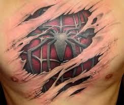 Cool Tattoo For The SpiderMan Fans!
