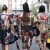 Street fashion never looked better as these woman are wearing elaborate colored dresses with prints of flower designs. Street fashion never looked better as these woman are wearing elaborate colored dresses with prints of flower designs.