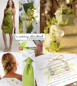 Green Wedding Color Scheme
