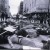 This is downtown Seattle.  The "bodies" on the ground are high school students.  They wanted to make a point that collateral damage often means dead bodies.