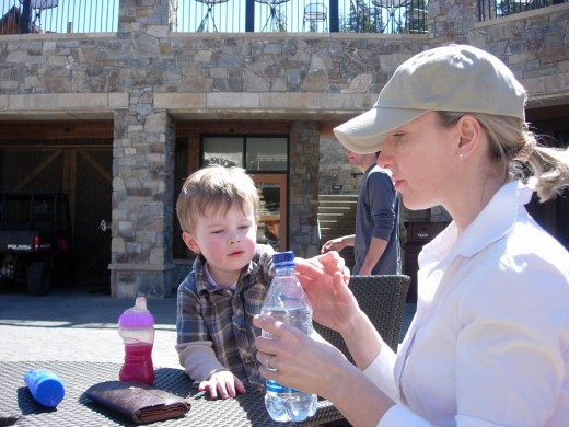 Mother and son