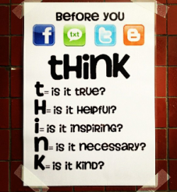 THINK before you... CC BY 2.0 By ToGa Wanderings