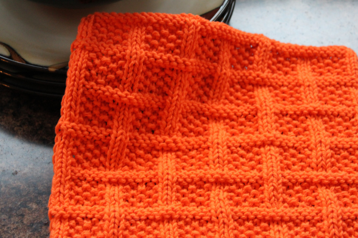 Knitting Dishcloths Featuring Free Patterns | HubPages