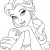 Princess Belle Coloring Pages Princess Belle Coloring Pages
