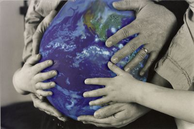 "Holding Her Together" The Goddess as the pregnant Earth.