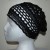 Black Crochet Filet Beanie Black Crochet Filet Beanie